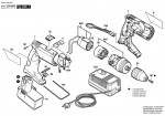 Bosch 0 601 946 542 GSR 12 VPE-2 Cordless Drill Driver 12 V / GB Spare Parts GSR12VPE-2